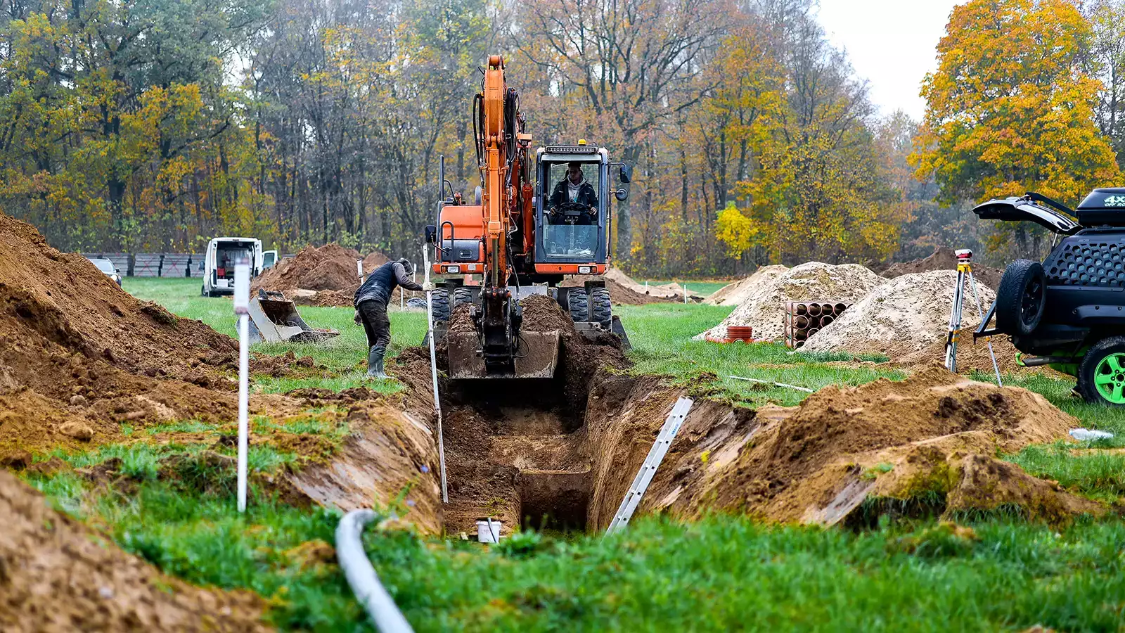 Płaszewko – Budowa sieci wodno-kanalizacyjnej – zdjęcie 13